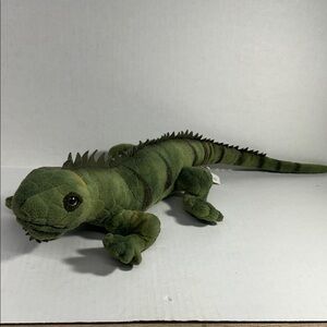 GANZ Forest Green Iguana Plush 19” long